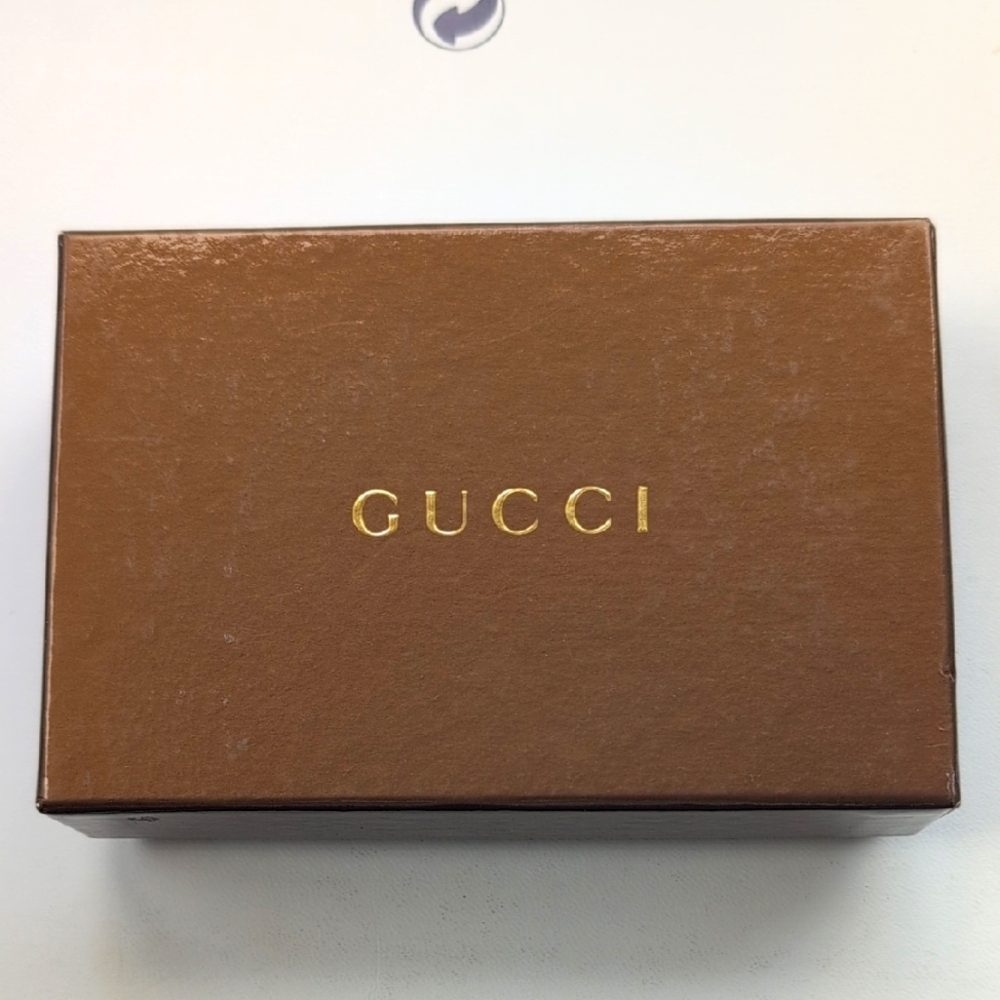 Gucci Brown Box with Gold Logo